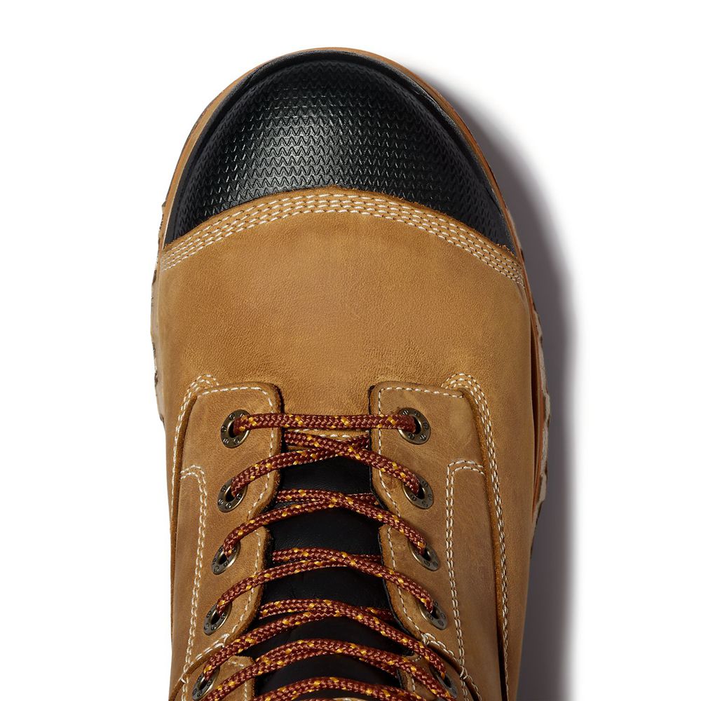 Bocanci De Muncă Timberland Barbati Maro/Negrii - Pro® Boondock 8\" Comp Toe - Romania - NVSFKG975